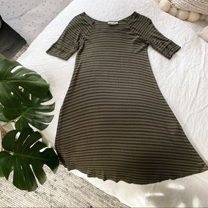 Roxy Striped T-shirt Dress